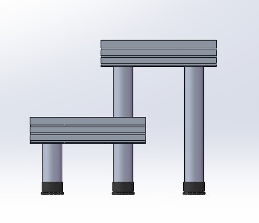 2 خطوات الدرج 