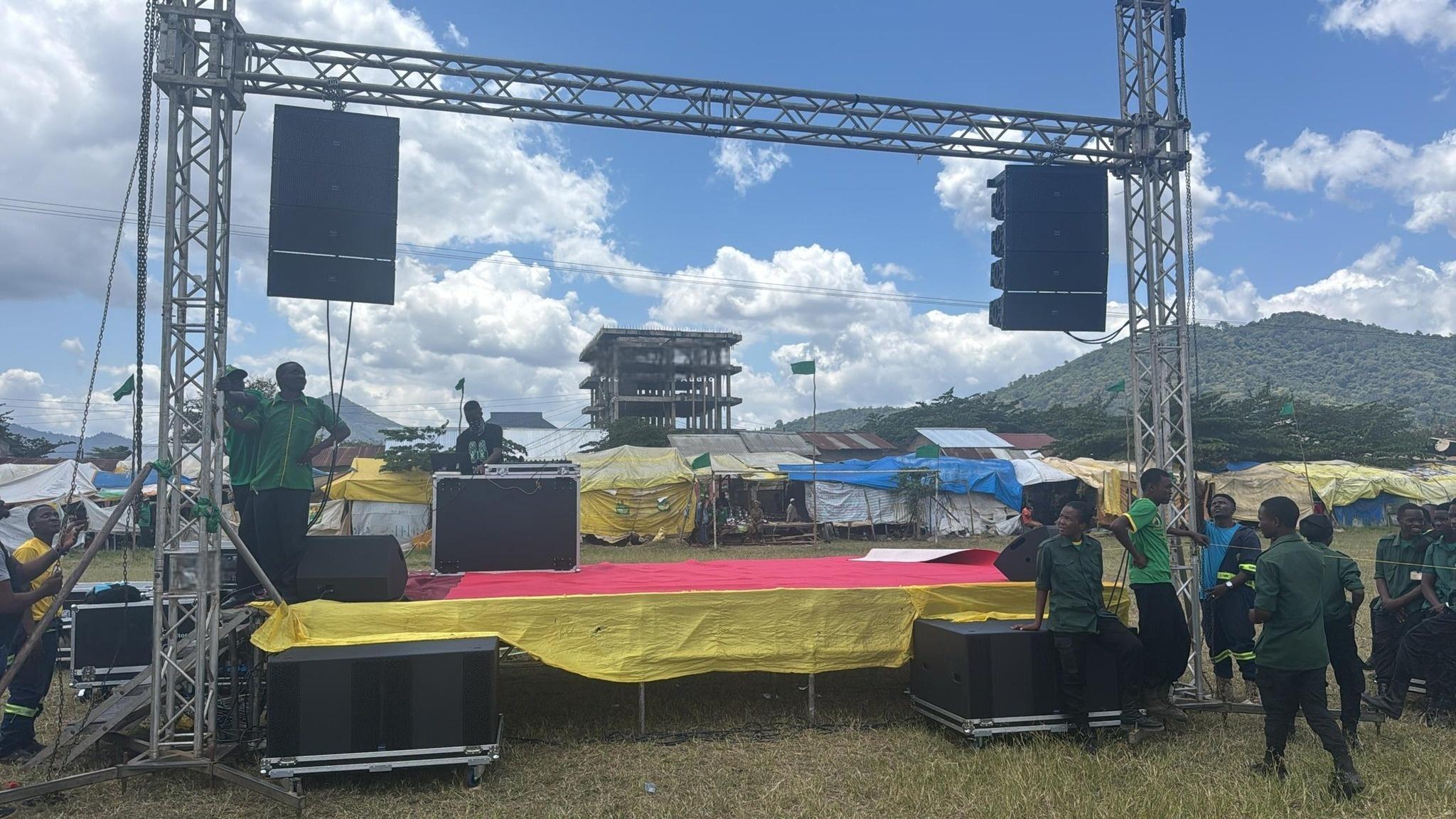 تزوير هدف ما بعد الجمالون 6x4m