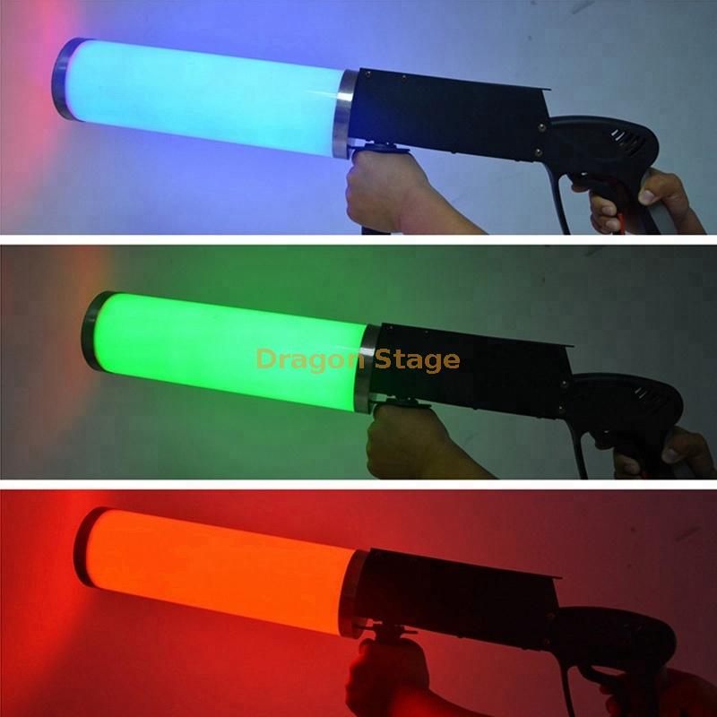 قابلة للشحن 12V Lithum 2500MA Led CO2 DJ Gun Back Pack Dj Spray Co2 (3)