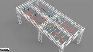 نظام الجمالون النينجا المخصص 8x3.6x2.8m