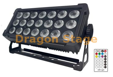 IP65 بطارية تعمل بالطاقة اللاسلكية DMX LED ضوء الغسيل الخطي | 21 × 10 واط RGBWA + شريط إضاءة للأشعة فوق البنفسجية