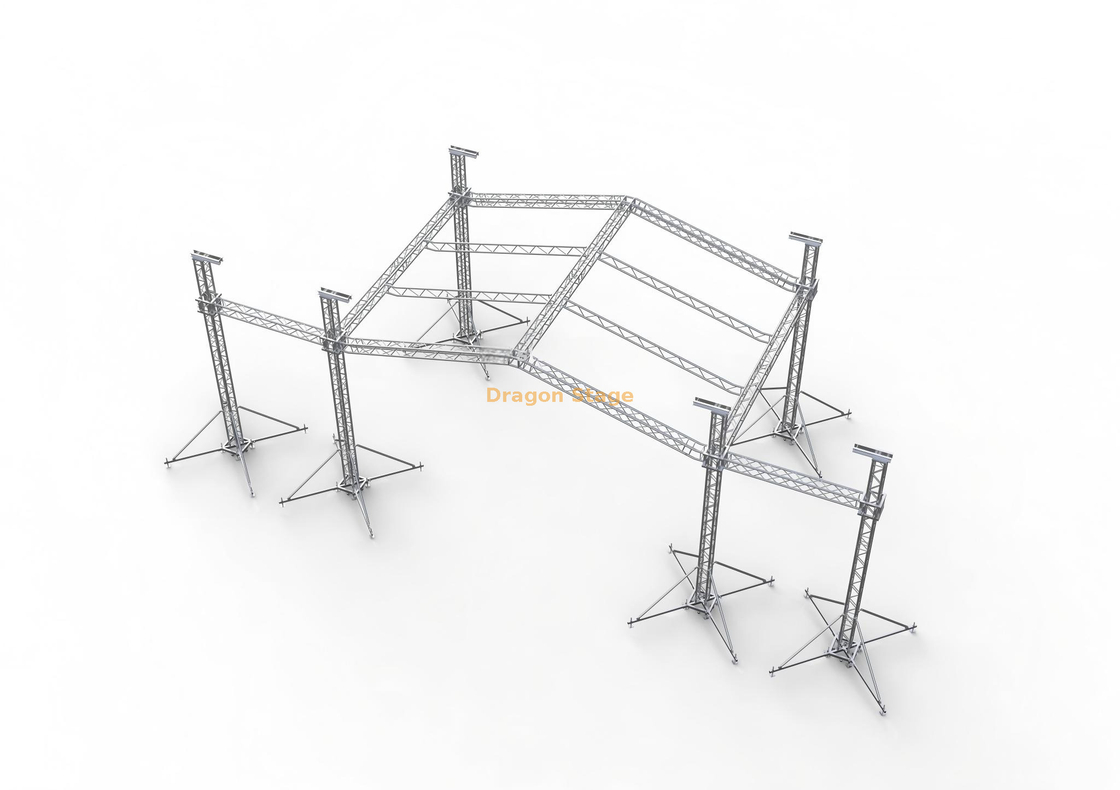 نظام تسقيف المرحلة 9x6x7m مع أجنحة السماعات