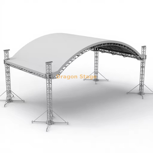 قوس الحامل إطار الألمنيوم منحني السقف الجمالون 10x6x4m