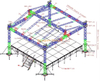 هيكل تروس سقف الملعب في الهواء الطلق مخصص 8x7x5m للحفلات والمناسبات
