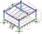 هيكل تروس سقف الملعب في الهواء الطلق مخصص 8x7x5m للحفلات والمناسبات