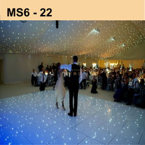 أرضية رقص LED محمولة على شكل نجمة MS6-22