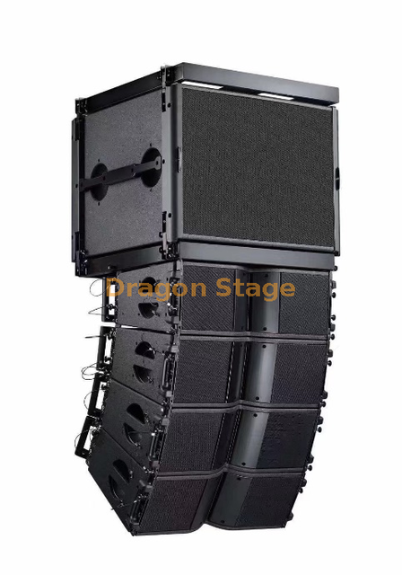 مجموعة كاملة من مكبرات الصوت الاحترافية في الهواء الطلق في الأماكن المغلقة نظام الصوت Power Line Array Speaker للكنيسة 