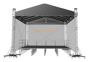 تروس إضاءة خارجية مخصصة من الألومنيوم للبيع 46x31x35ft