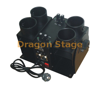 100 واط DMX512 4 قاذفة قصاصات الورق