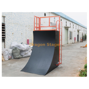 حديقة المغامرة الرياضية 14 قدم عقبة تسلق الجدار المنحني البرتقالي