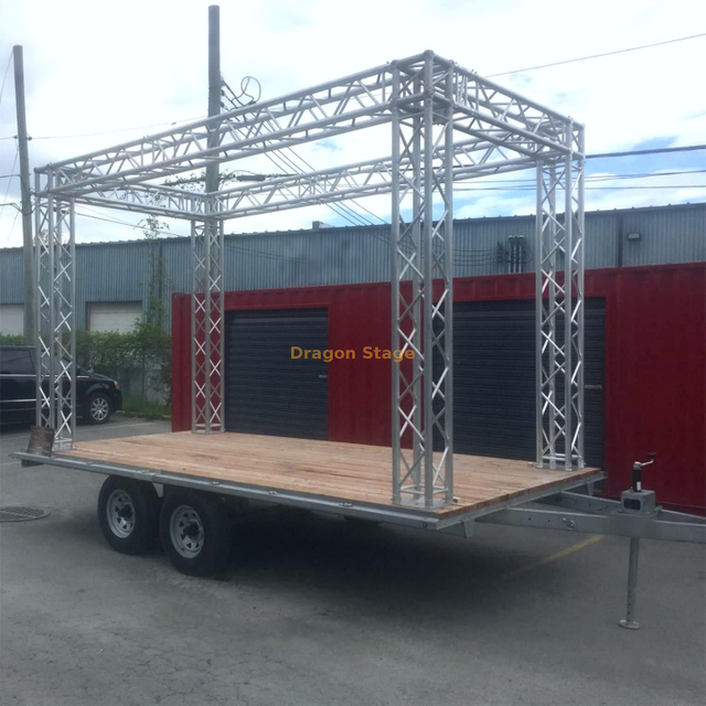 الجمالون الألمنيوم 4x1x2m لمقطورة شاحنات متنقلة