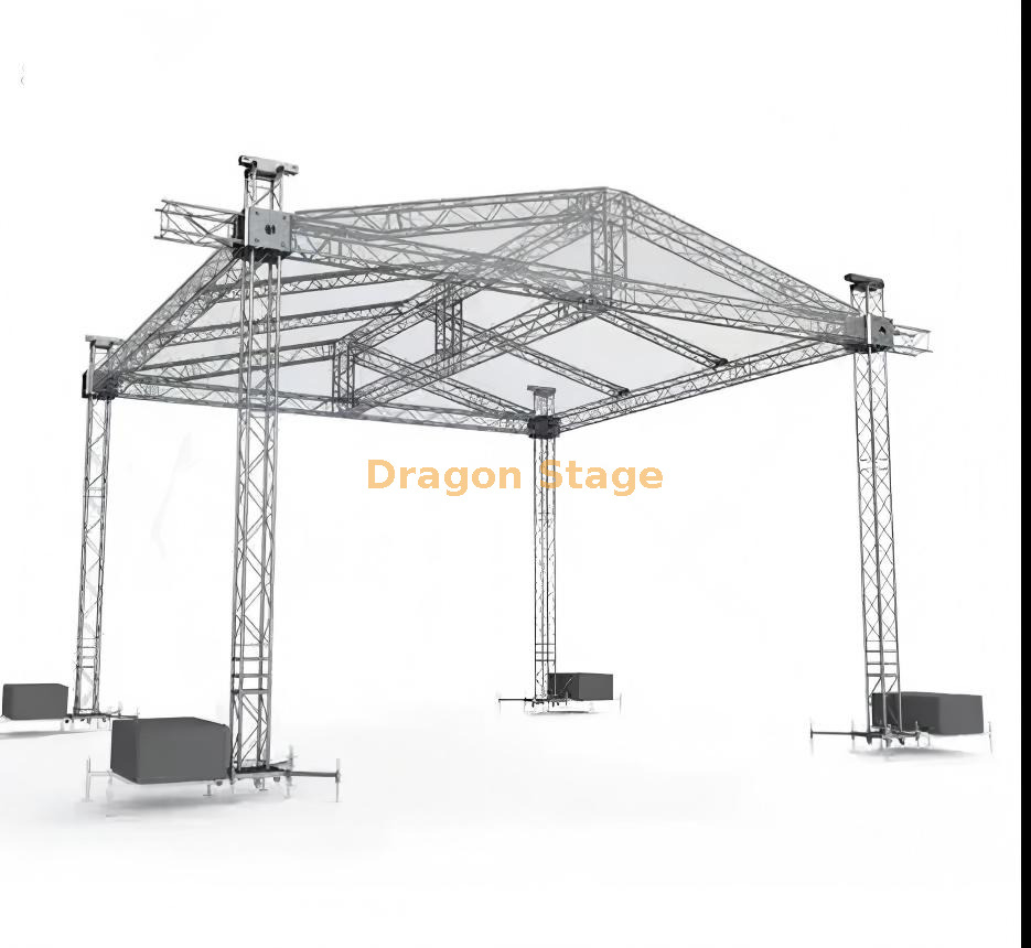 مكبرات صوت من الألومنيوم نظام تسقيف معلق 8x6x6