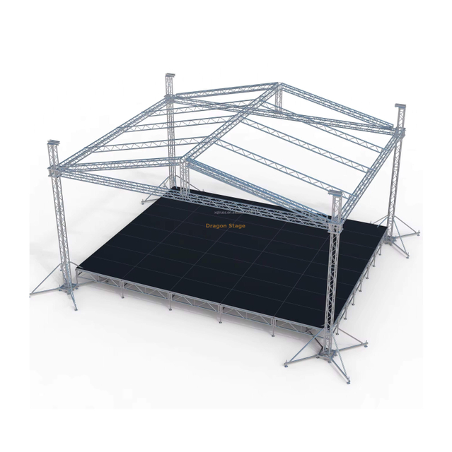 نظام تروس الإضاءة الصوتية للموسيقى من الألومنيوم المخصص مقاس 12 × 10 × 9 م