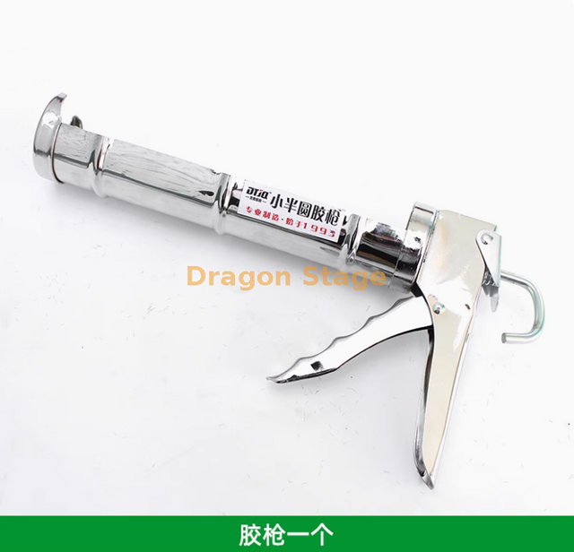 لحاء محاكاة ، النباتات الخضراء ، الزهور ، الكروم ، الأوراق ، ملفوفة في أنابيب المياه ، مسدس الغراء الشفاف المزخرف (قطعة واحدة)