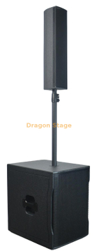نظام مكبرات الصوت العمودية HM404 مع مضخم الصوت النشط HM1500BA