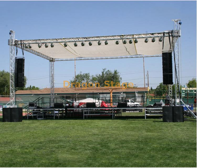 أنظمة الجمالون أحداث الألومنيوم المعيارية 10x7x6m