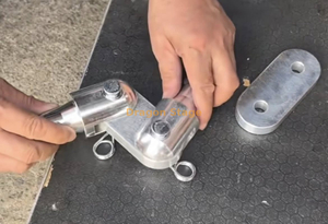 مفصل دوار من الألومنيوم المعياري الاحترافي لهياكل المظلات والجمالون