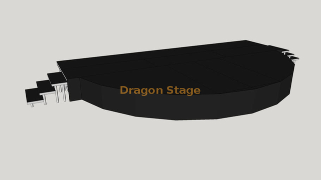 مرحلة دائرية نصف دائرية محمولة من الألومنيوم لحفل نظام تروس القبة بقطر 21 مترًا