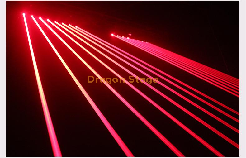 500MW كامل اللون KTV Pub Light Bar 8 Eye Beam Laser Spot Light (1)