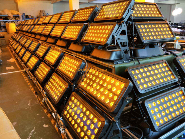 متعدد الألوان Led أضواء كاشفة 96 ستة في واحد مزدوج الطبقة الأضواء الكاشفة