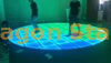 جولة RGB LED أرضية للرقص على أرضية المسرح لحفلات الزفاف والديسكو والنوادي الليلية بقطر 1.8 متر