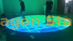 جولة RGB LED أرضية للرقص على أرضية المسرح لحفلات الزفاف والديسكو والنوادي الليلية بقطر 1.8 متر
