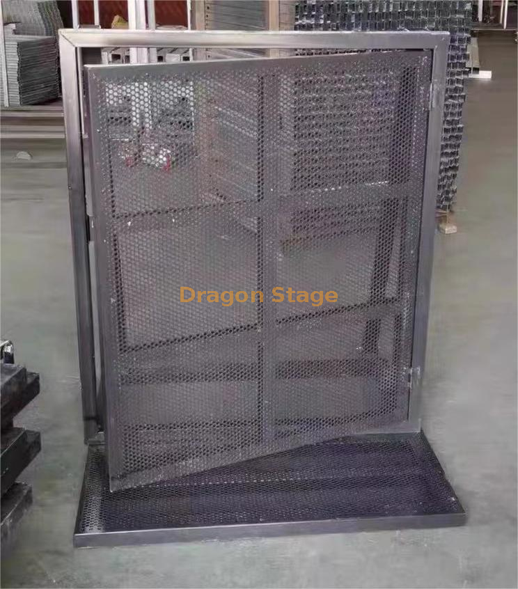 أنظمة حاجز الطلاء الصلب باللون الأسود حاجز البوابة وركن الحاجز (3)