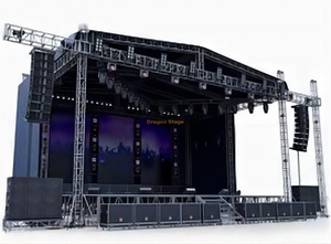 منصة ألمنيوم مقاس 40x40x30 قدم للحفلات الموسيقية 