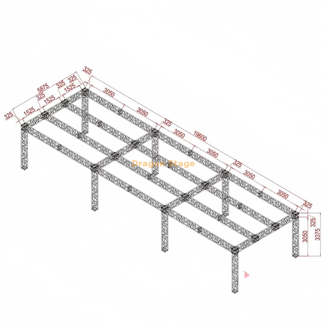نينجا ووريور عقبة التدريب البدني إطار الجمالون 20x6x3m
