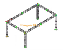 مرحلة الجمالون المتنقلة للمنتجع 20x10x15ft