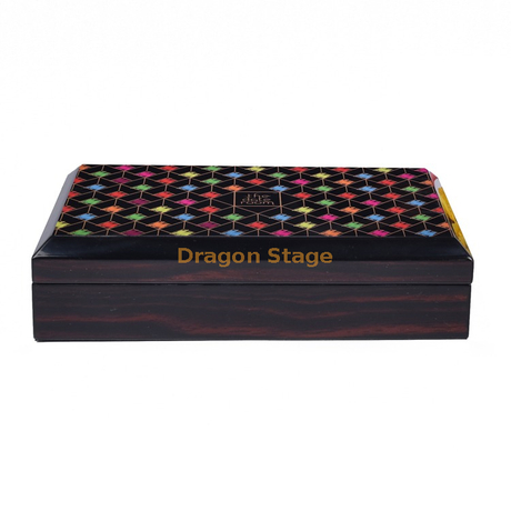 المملكة العربية السعودية موسم جدة تغليف MC شعار مخصص فاخر مطبوع قابل لإعادة التدوير صندوق عرض خشبي مستطيل للشوكولاتة