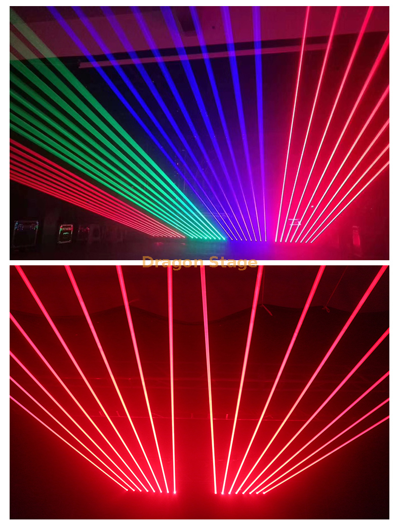 500MW كامل اللون KTV Pub Light Bar 8 Eye Beam Laser Spot Light (3)