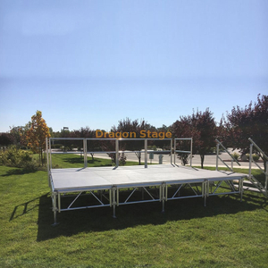 منصة معدات الحفلات الموسيقية المحمولة من الألومنيوم مقاس 22 × 10 م