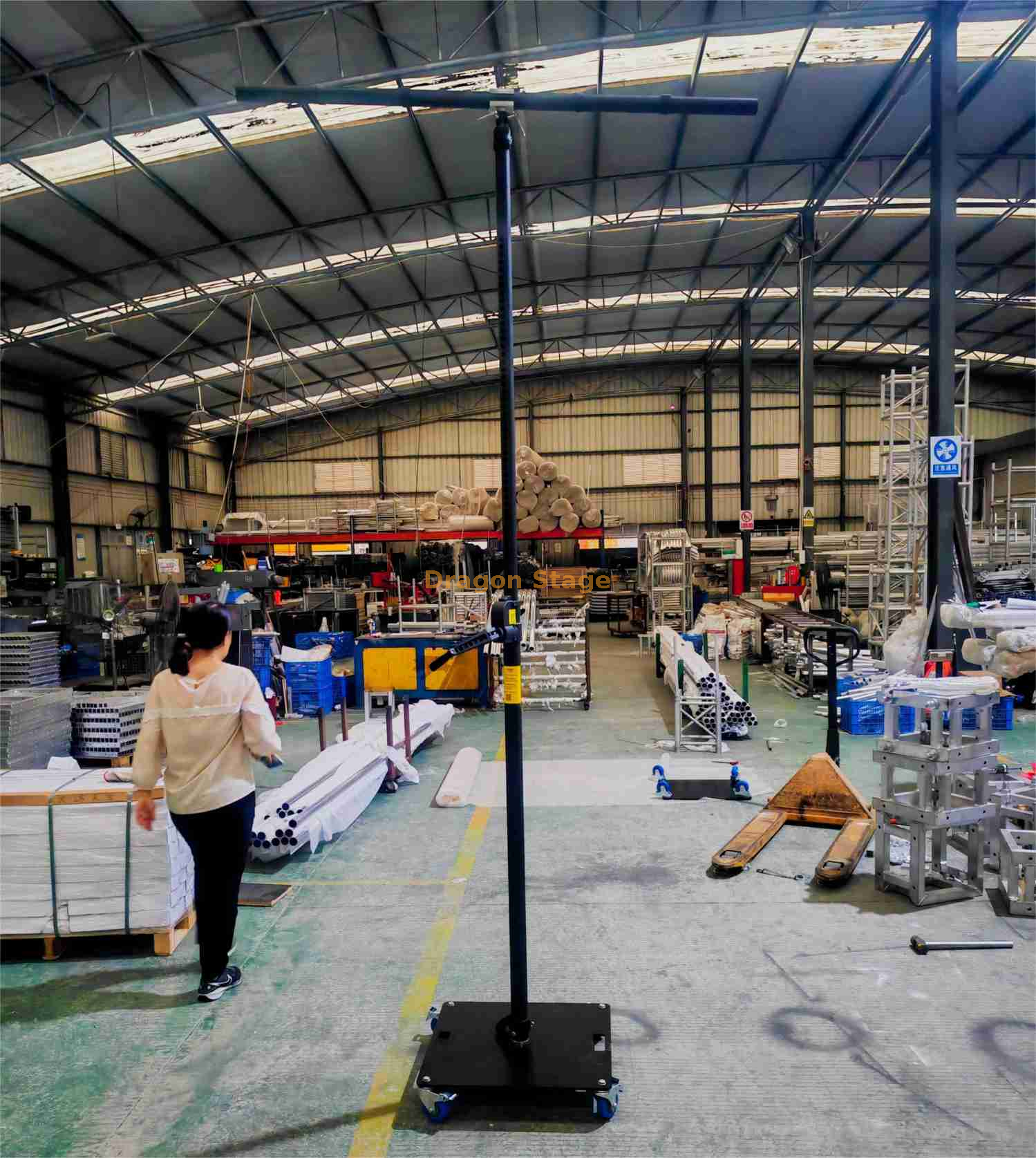 موقف الإضاءة الألومنيوم