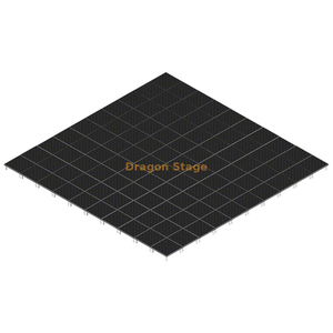 نظام مسرح متنقل من الألومنيوم مقاس 40 × 40 بوصة لحدث الموسيقى - ارتفاع قابل للتعديل من 0.2 متر إلى 1 متر