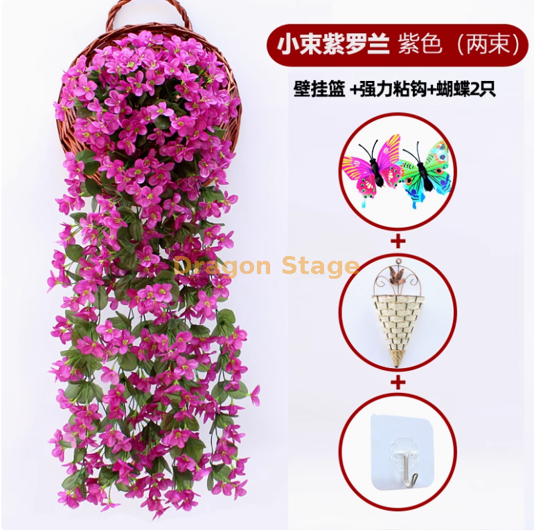 紫红色 2 小紫罗兰送篮钩