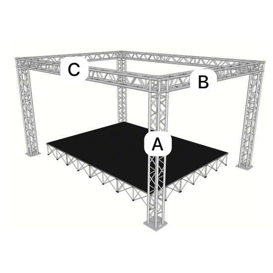 الجمالون العالمي 10x20x10