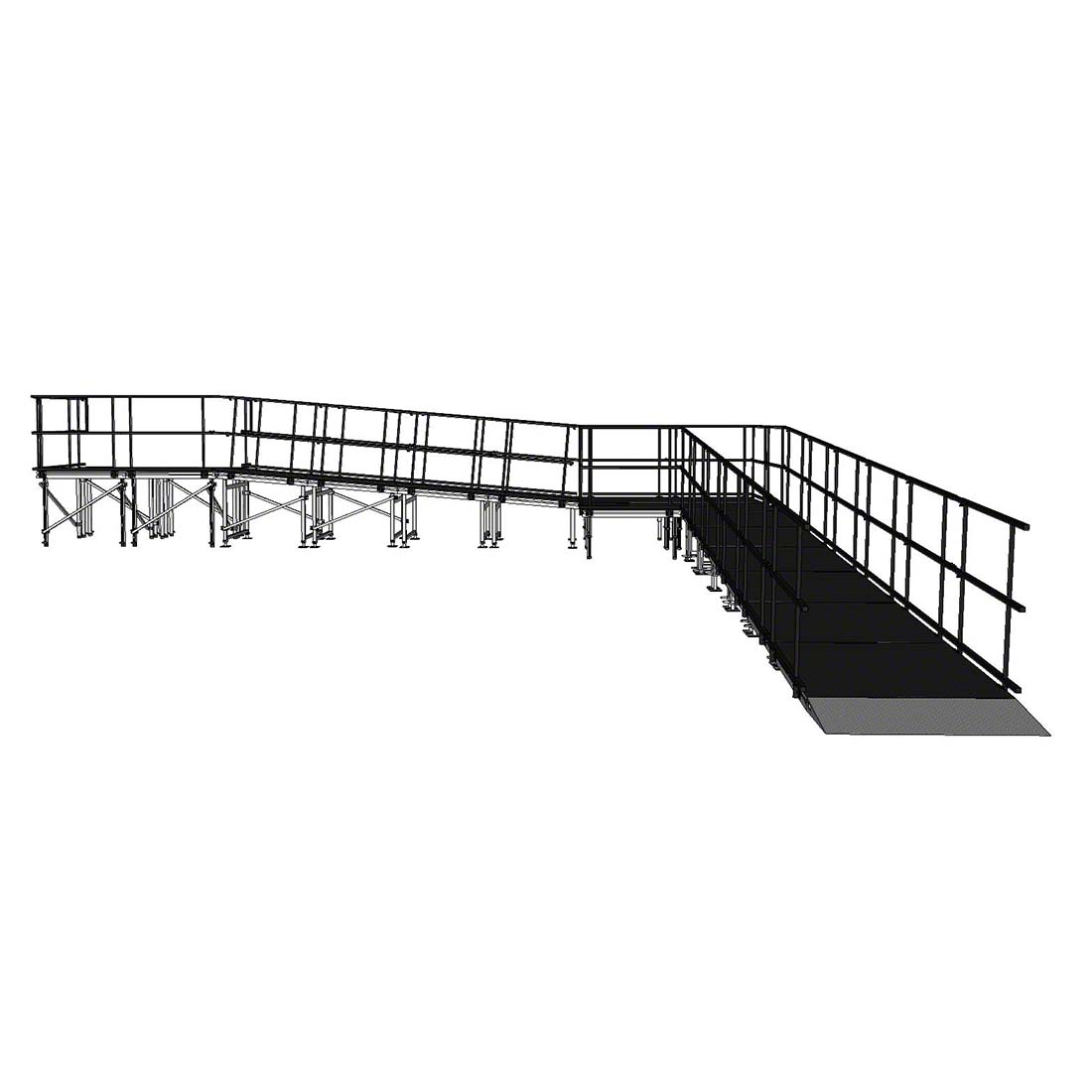 9.82x10.71m منحدر مسرح ألومنيوم معياري 90 درجة مع هبوط.jpg