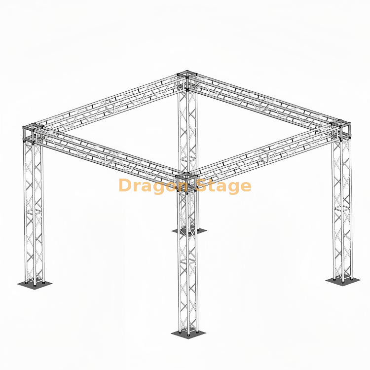 الألومنيوم المحمولة سقف الجمالون المرحلة 4x4x3m