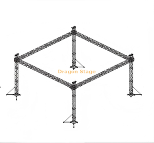 تروس إضاءة صغيرة محمولة من الألومنيوم مخصصة مقاس 20 × 20 قدمًا