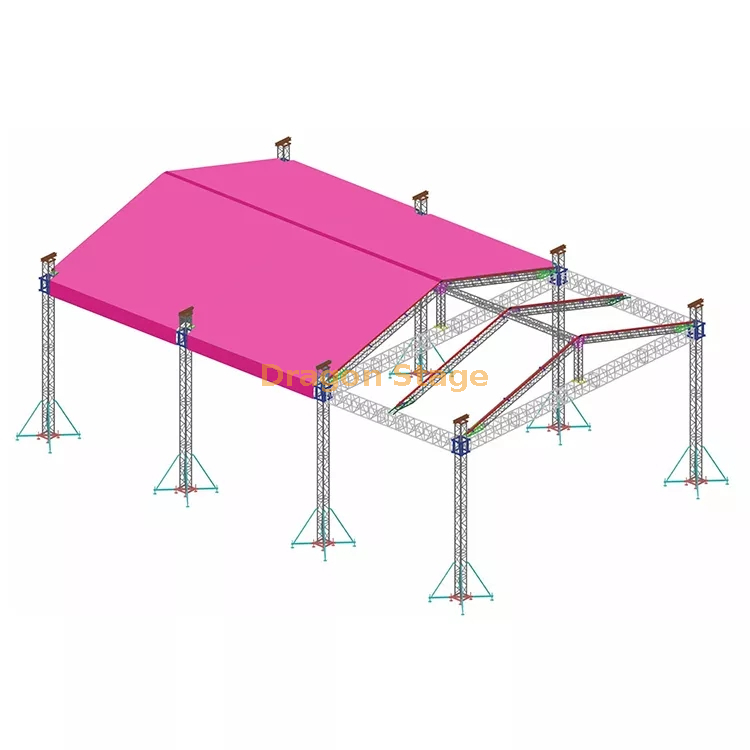 خيمة تروس إضاءة الكنيسة الصوتية المخصصة من الألومنيوم مقاس 53x30x5m
