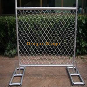 Temp Fencing Market Crowd Control Barrier لوحة السياج المؤقت رخيصة في الهواء الطلق للبيع