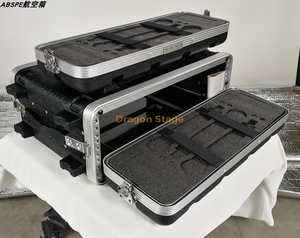 أسود ABS 3U310 Flightcase مكبر صوت استقبال 19 بوصة صوت عالي التأثير عبس حقيبة