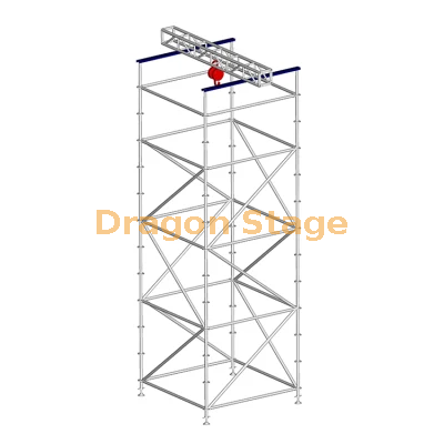 Ringlock Truss لصفيف الخط مع رافعة 12 م