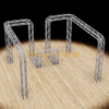 Global Truss 16'x15'x10 'كشك المعرض التجاري / نظام العرض - F34 Box Truss مع زوايا دائرية وكشك مدمج