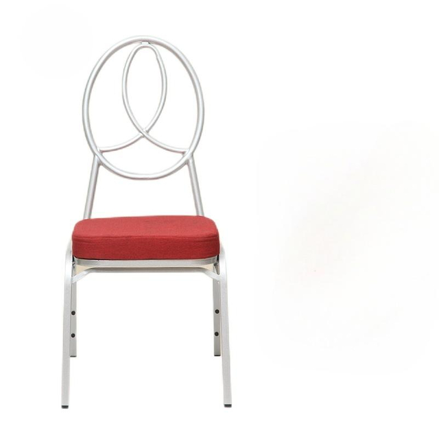 فندق كرسي مأدبة خارجية كرسي الخيزران الحديد الطعام كرسي الزفاف كرسي تناول الطعام في الهواء الطلق الأبيض كرسي خلفي مستدير الصانع بالجملة