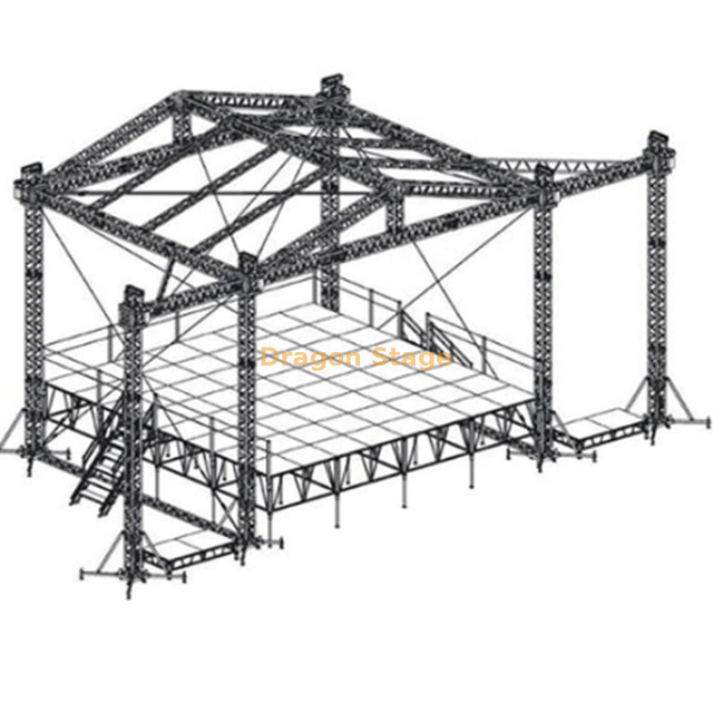 نظام تروس حنفية للحدث من الألومنيوم مقاس 12 × 8 × 5 م مع أجنحة تروس صوتية 2 م