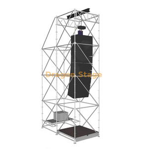 نظام تعليق DragonStage 2x4x8m Ringlock Line Array مع الصابورة ومنصة العمل
