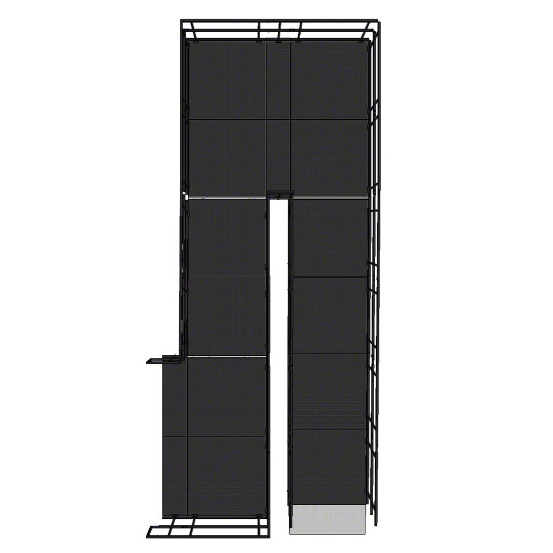 منحدر خدمة من الألومنيوم المتعرج مقاس 24 &times; 10 قدم لعربات AV Touring Production.jpg