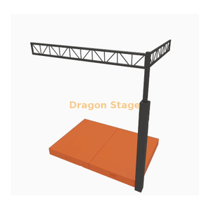 Ninja Warrior Fitness Race Double Layer Steel Tube Base Base Track Frame Side Tail Frame